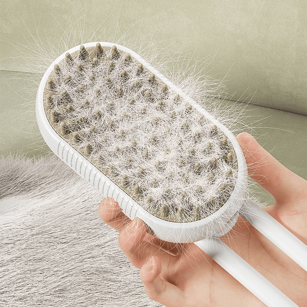 Cat & Dog Steamy Brush - La Spazzola a Vapore per una Cura Completa del Pelo - Widrop - Coda E Cuore
