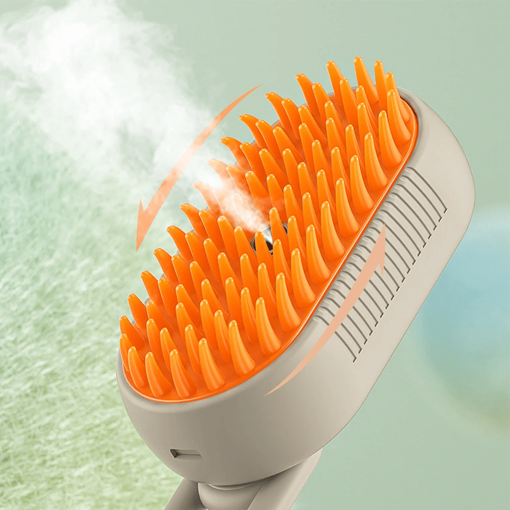 Cat & Dog Steamy Brush - La Spazzola a Vapore per una Cura Completa del Pelo - Widrop - Coda E Cuore